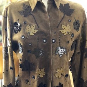 PRADA SUEDE JACKET EU 44 US 6-8